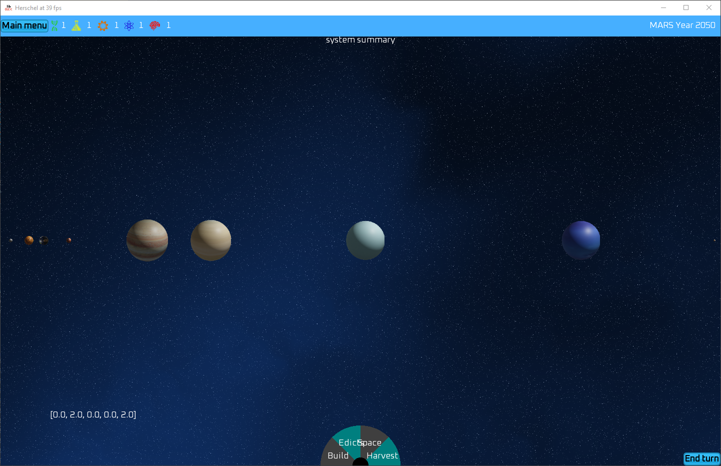 An almost-accurate solar system