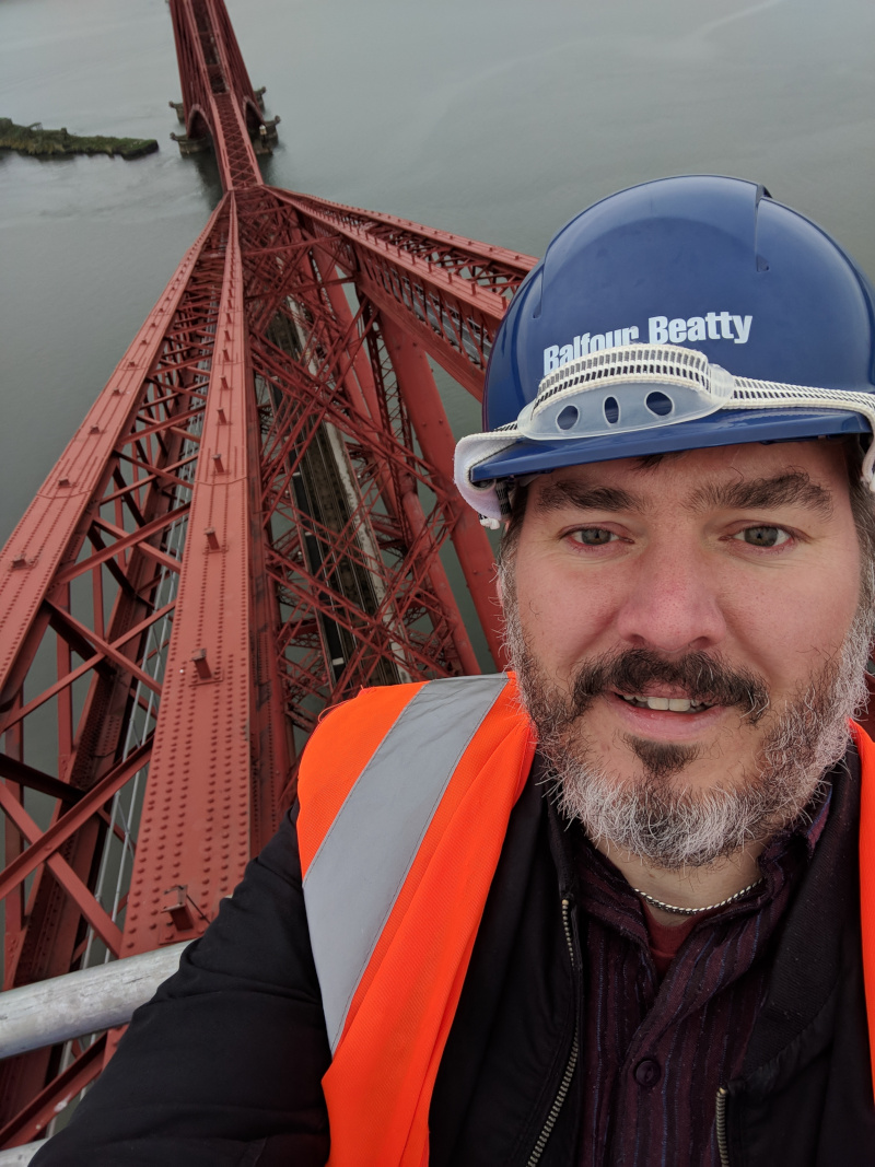 me on top of the forth bridge